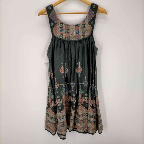 トップショップ TOPSHOP kate moss 総柄ワンピース レディース US:8